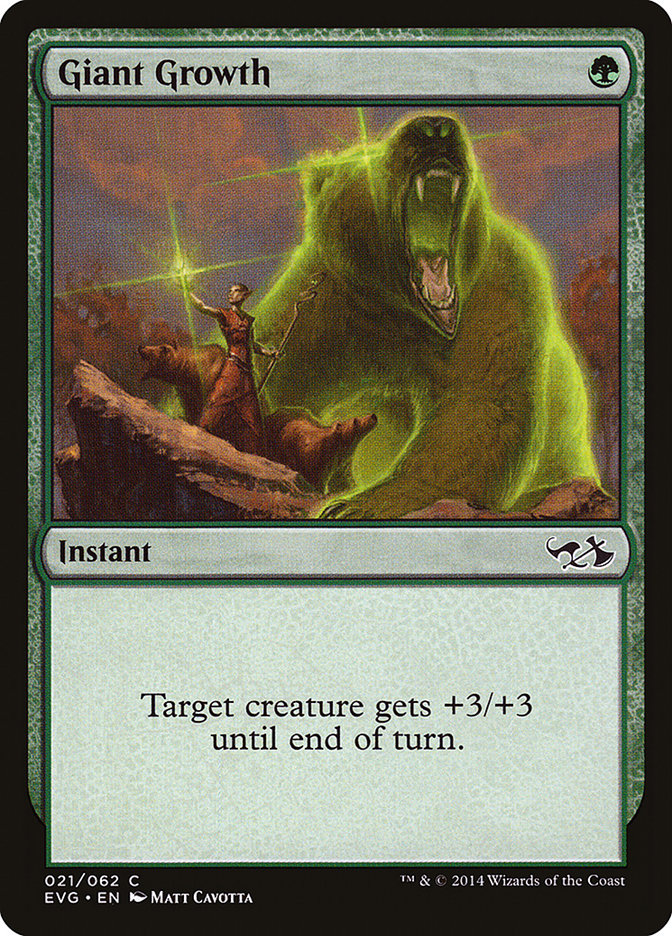 Giant Growth (Elves vs. Goblins) [Duel Decks Anthology] - Magic: The Gathering - Card Brawlers | Quebec | Canada |