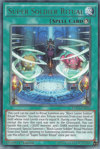 Super Soldier Ritual [DOCS-EN056] Rare - Yu-Gi-Oh! - Card Brawlers | Quebec | Canada |