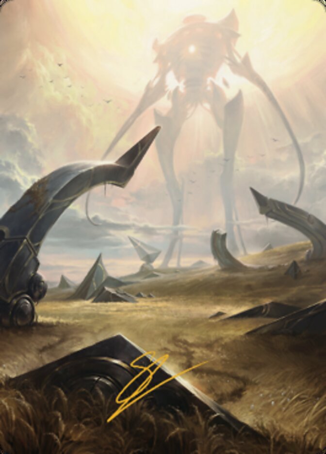 Plains (1) Art Card (Gold-Stamped Signature) [The Brothers' War Art Series] - Magic: The Gathering - Card Brawlers | Quebec | Canada |