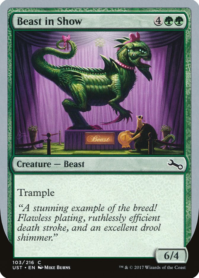 Beast in Show ("A stunning example...") [Unstable] - Magic: The Gathering - Card Brawlers | Quebec | Canada |