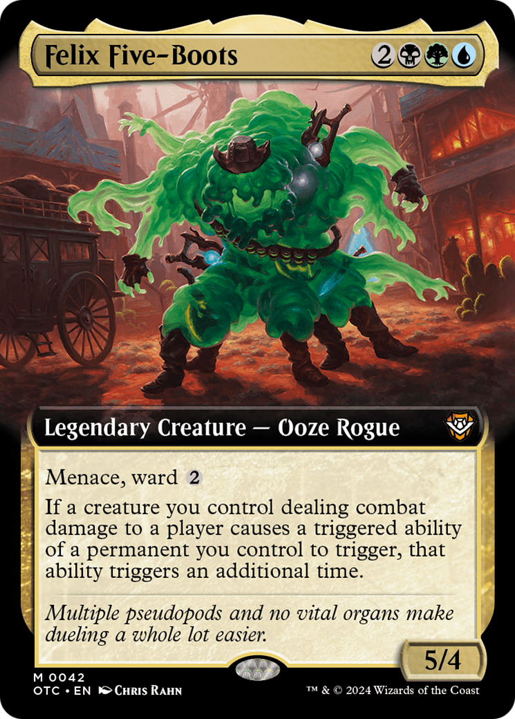 Felix Five-Boots (Extended Art) [Outlaws of Thunder Junction Commander] - Magic: The Gathering - Card Brawlers | Quebec | Canada |