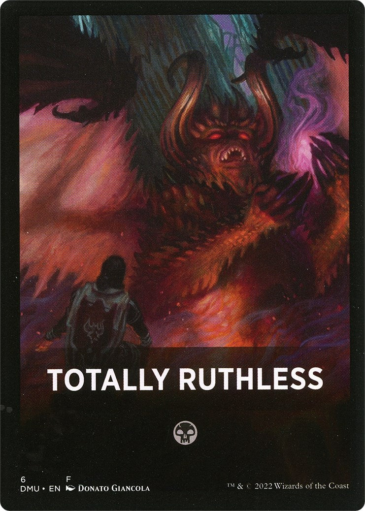 Totally Ruthless Theme Card [Dominaria United Tokens] - Magic: The Gathering - Card Brawlers | Quebec | Canada |
