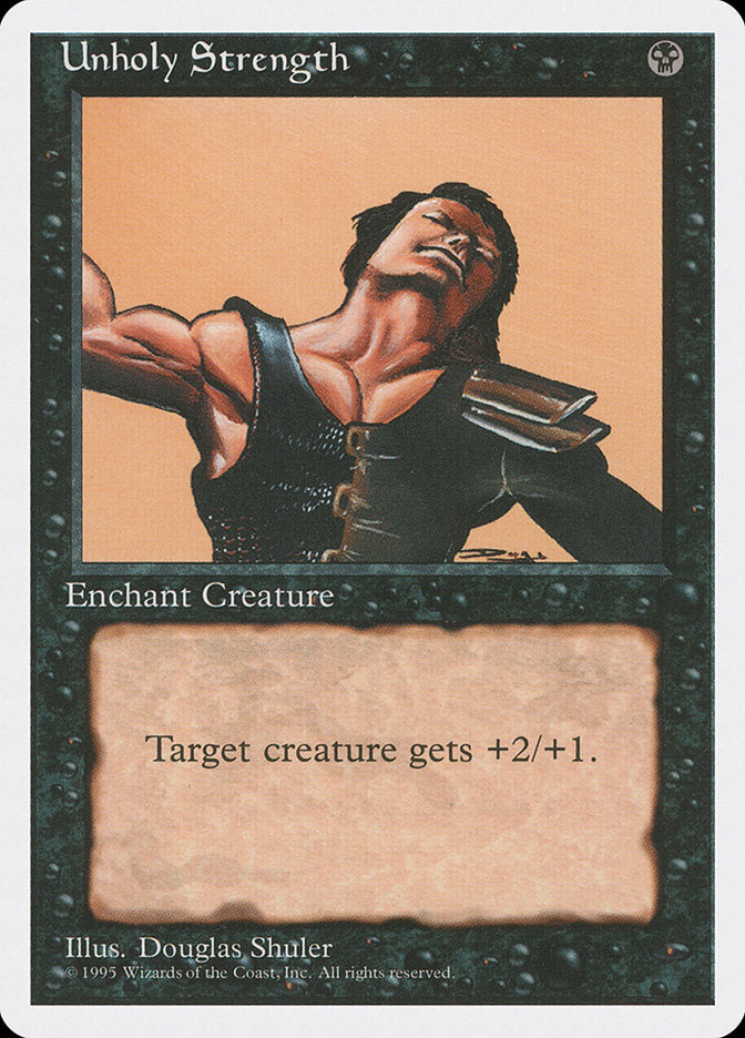 Unholy Strength [Fourth Edition] - Magic: The Gathering - Card Brawlers | Quebec | Canada |