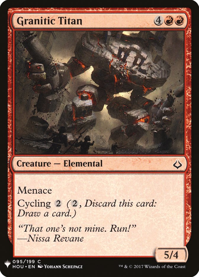 Granitic Titan [Mystery Booster] - Magic: The Gathering - Card Brawlers | Quebec | Canada |