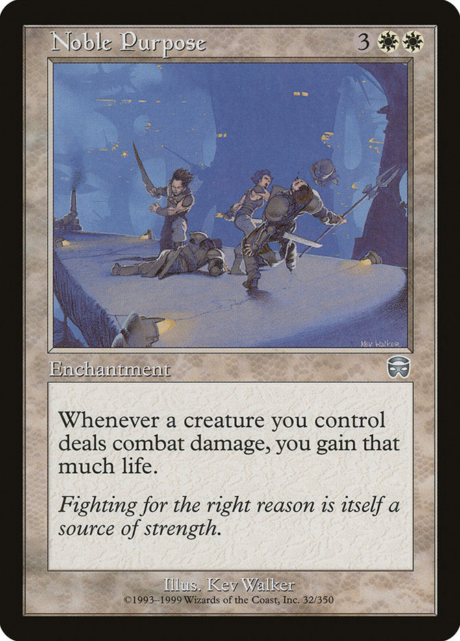 Noble Purpose [Mercadian Masques] - Magic: The Gathering - Card Brawlers | Quebec | Canada |