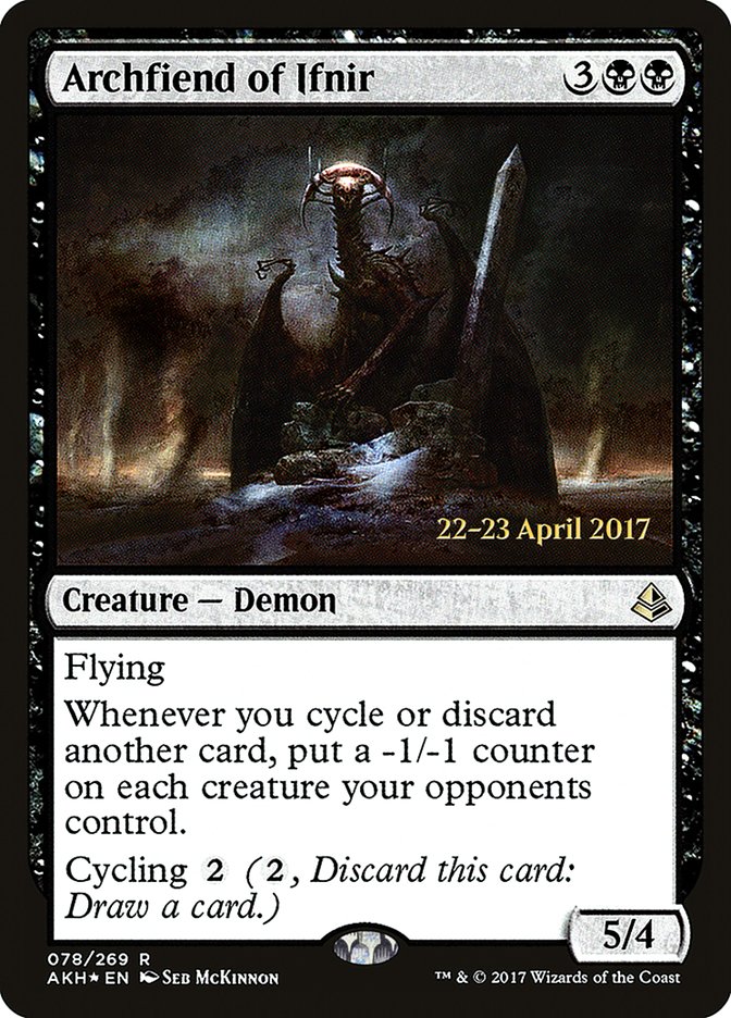 Archfiend of Ifnir [Amonkhet Prerelease Promos] - Magic: The Gathering - Card Brawlers | Quebec | Canada |