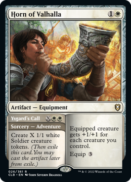 Horn of Valhalla // Ysgard's Call [Commander Legends: Battle for Baldur's Gate] - Magic: The Gathering - Card Brawlers | Quebec | Canada |