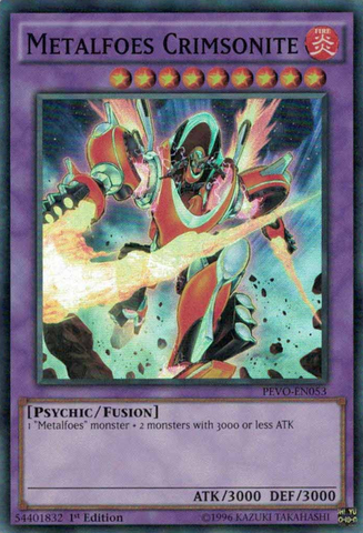 Metalfoes Crimsonite [PEVO-EN053] Super Rare - Yu-Gi-Oh! - Card Brawlers | Quebec | Canada |
