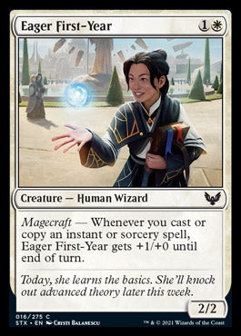 Eager First-Year [Strixhaven: School of Mages] - Magic: The Gathering - Card Brawlers | Quebec | Canada |