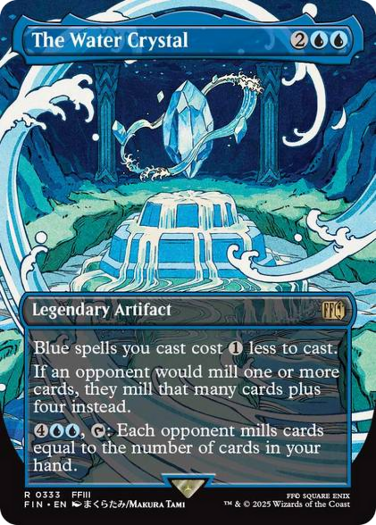 The Water Crystal (Borderless) [FINAL FANTASY] - Magic: The Gathering - Card Brawlers | Quebec | Canada |