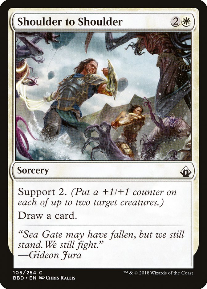 Shoulder to Shoulder [Battlebond] - Magic: The Gathering - Card Brawlers | Quebec | Canada |