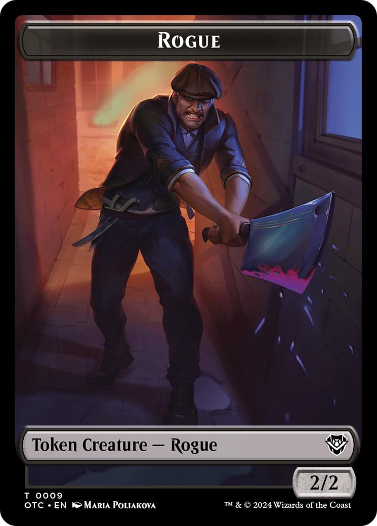 Rogue // The Monarch Double-Sided Token [Outlaws of Thunder Junction Commander Tokens] - Magic: The Gathering - Card Brawlers | Quebec | Canada |