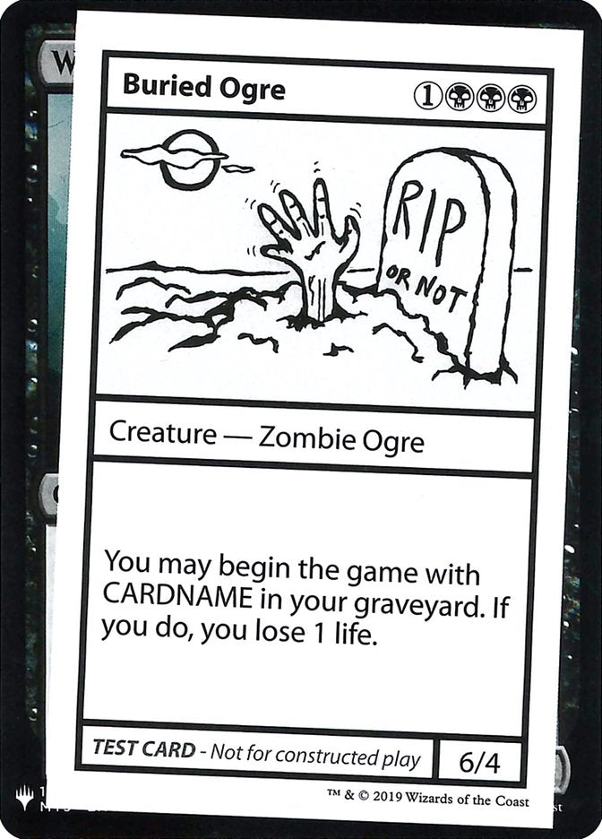 Buried Ogre [Mystery Booster Playtest Cards] - Magic: The Gathering - Card Brawlers | Quebec | Canada |