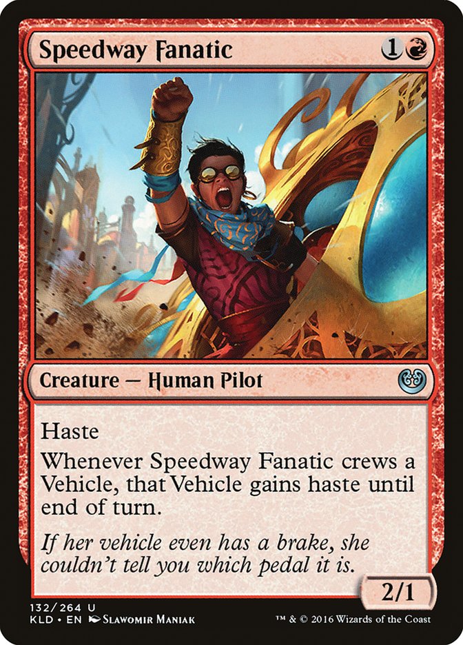 Speedway Fanatic [Kaladesh] - Magic: The Gathering - Card Brawlers | Quebec | Canada |