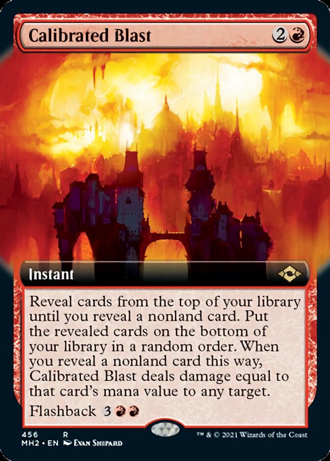 Calibrated Blast (Extended Art) [Modern Horizons 2] - Magic: The Gathering - Card Brawlers | Quebec | Canada |