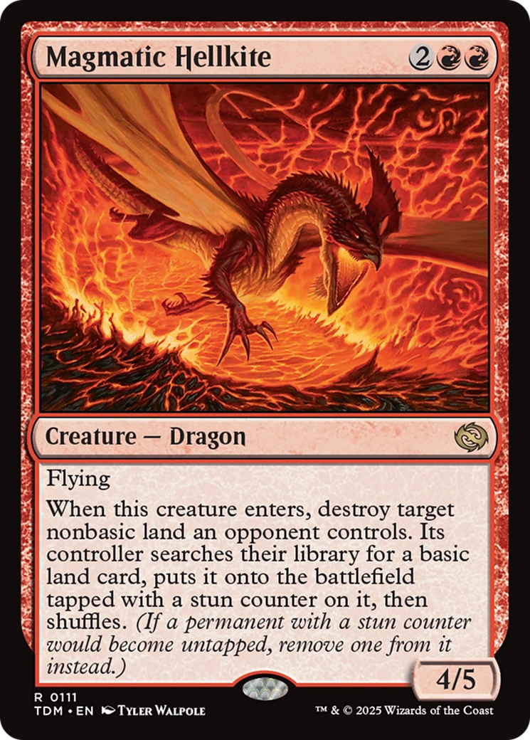 Magmatic Hellkite [Tarkir: Dragonstorm] - Magic: The Gathering - Card Brawlers | Quebec | Canada |