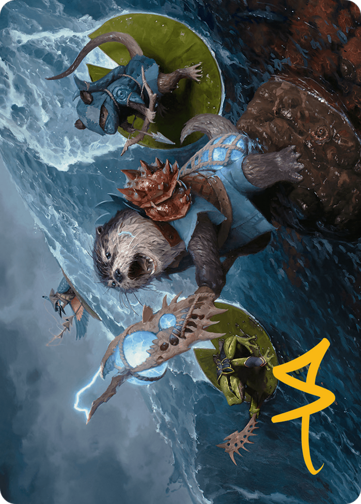 Valley Floodcaller Art Card (Gold-Stamped Signature) [Bloomburrow Art Series] - Magic: The Gathering - Card Brawlers | Quebec | Canada |