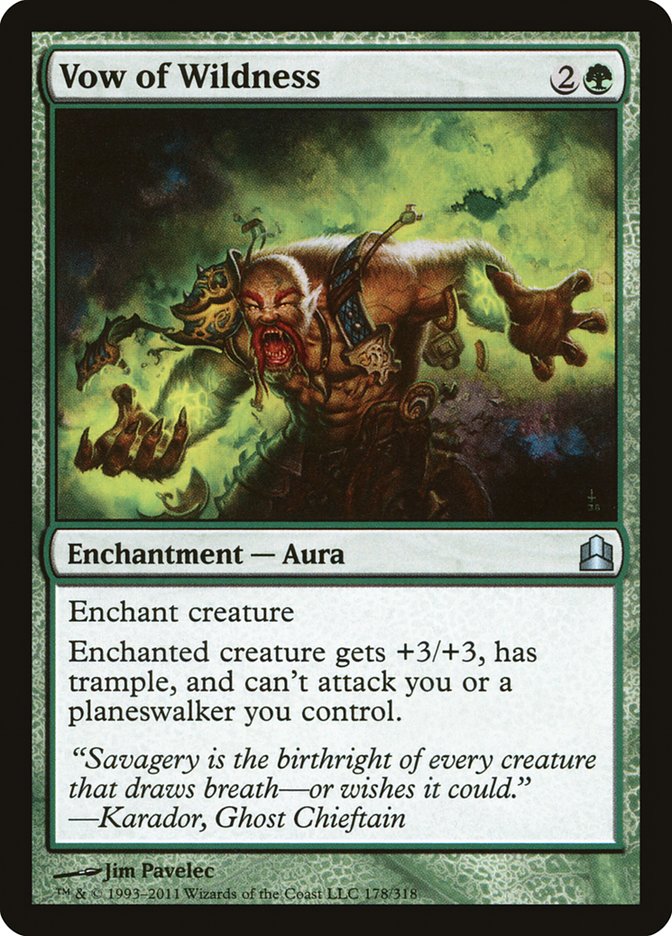 Vow of Wildness [Commander 2011] - Magic: The Gathering - Card Brawlers | Quebec | Canada |