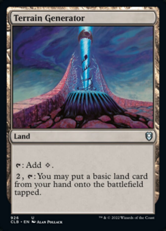 Terrain Generator [Commander Legends: Battle for Baldur's Gate] - Magic: The Gathering - Card Brawlers | Quebec | Canada |