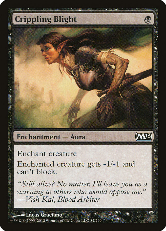 Crippling Blight [Magic 2013] - Magic: The Gathering - Card Brawlers | Quebec | Canada |