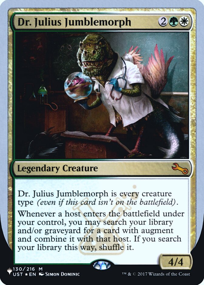 Dr. Julius Jumblemorph (Unfinity Foil Edition) [The List] - Magic: The Gathering - Card Brawlers | Quebec | Canada |