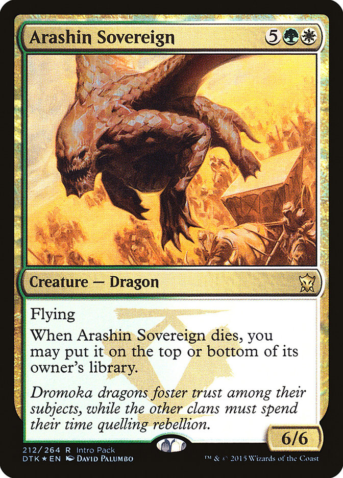 Arashin Sovereign (Intro Pack) [Dragons of Tarkir Promos] - Magic: The Gathering - Card Brawlers | Quebec | Canada |