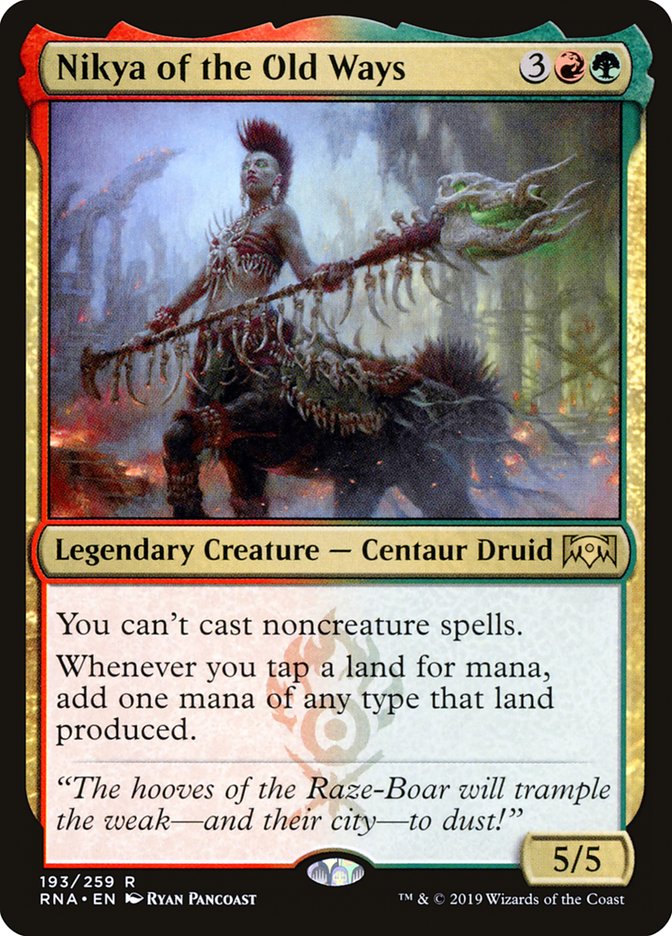 Nikya of the Old Ways [Ravnica Allegiance] - Magic: The Gathering - Card Brawlers | Quebec | Canada |