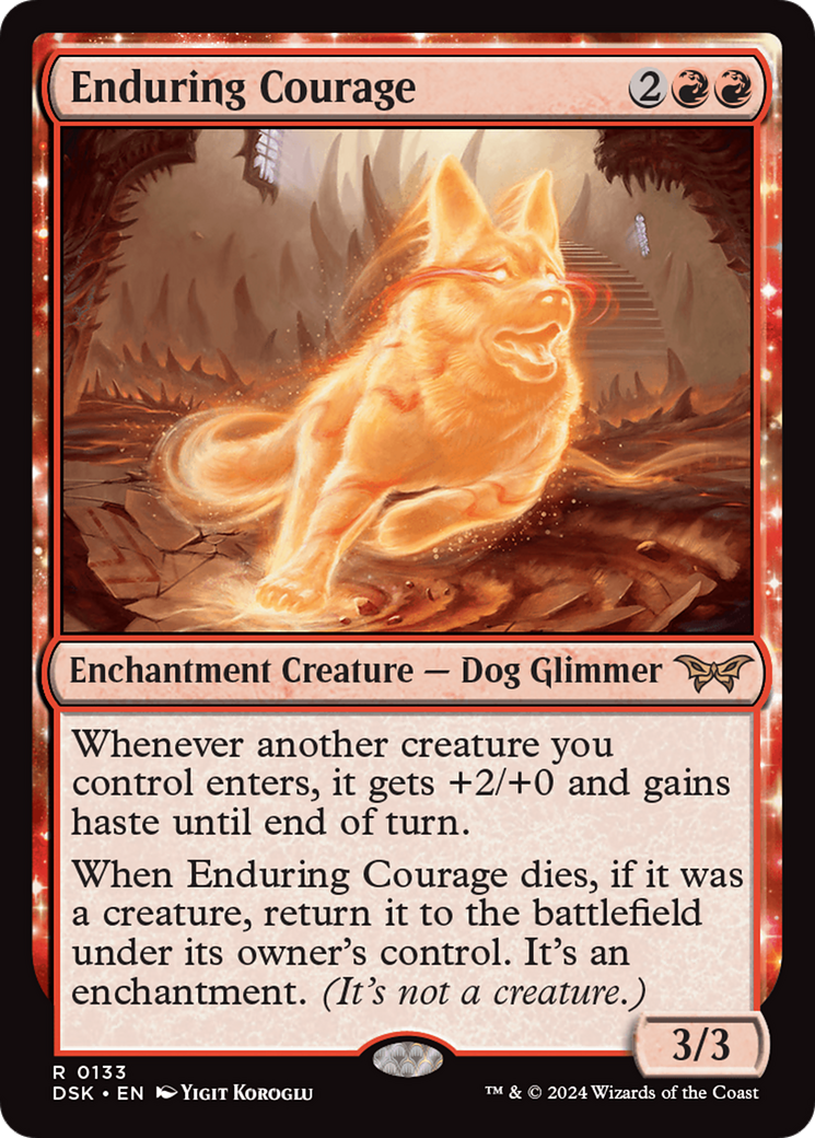 Enduring Courage [Duskmourn: House of Horror] - Magic: The Gathering - Card Brawlers | Quebec | Canada |