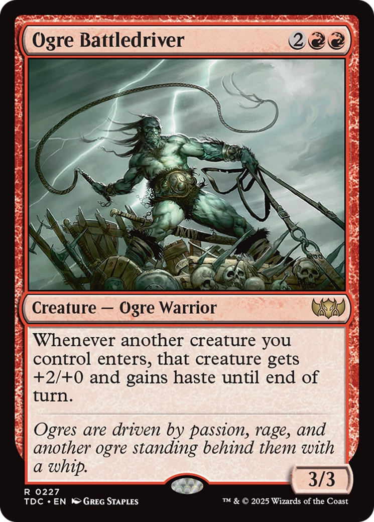 Ogre Battledriver [Tarkir: Dragonstorm Commander] - Magic: The Gathering - Card Brawlers | Quebec | Canada |