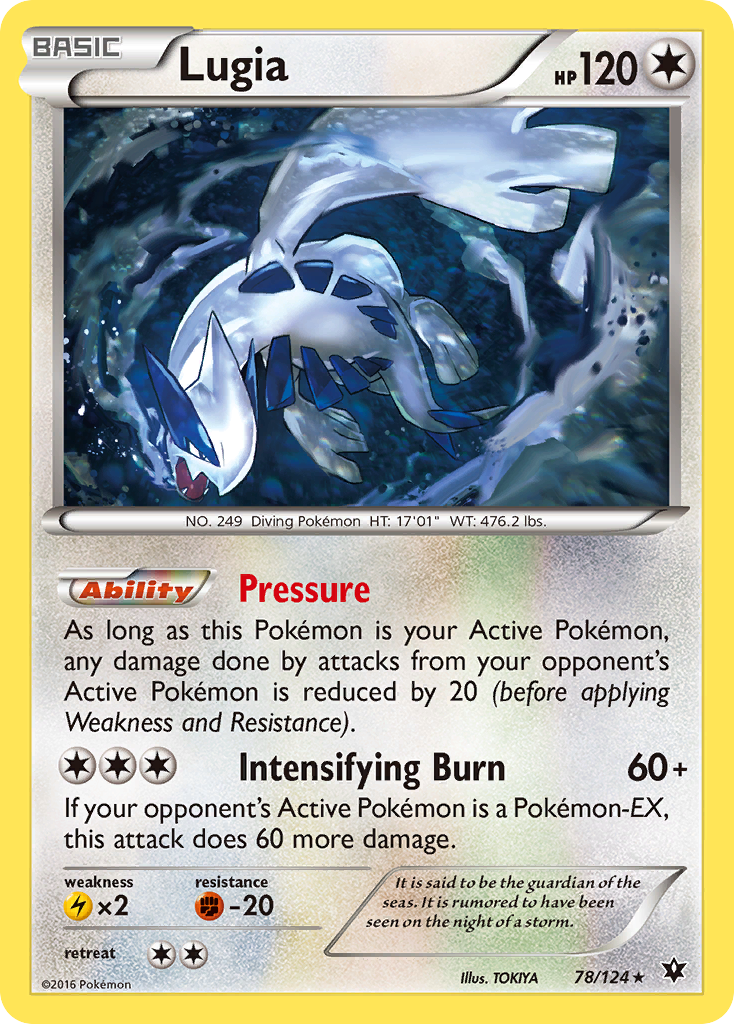 Lugia (78/124) [XY: Fates Collide] - Pokémon - Card Brawlers | Quebec | Canada |