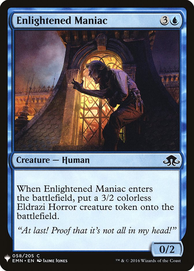 Enlightened Maniac [Mystery Booster] - Magic: The Gathering - Card Brawlers | Quebec | Canada |