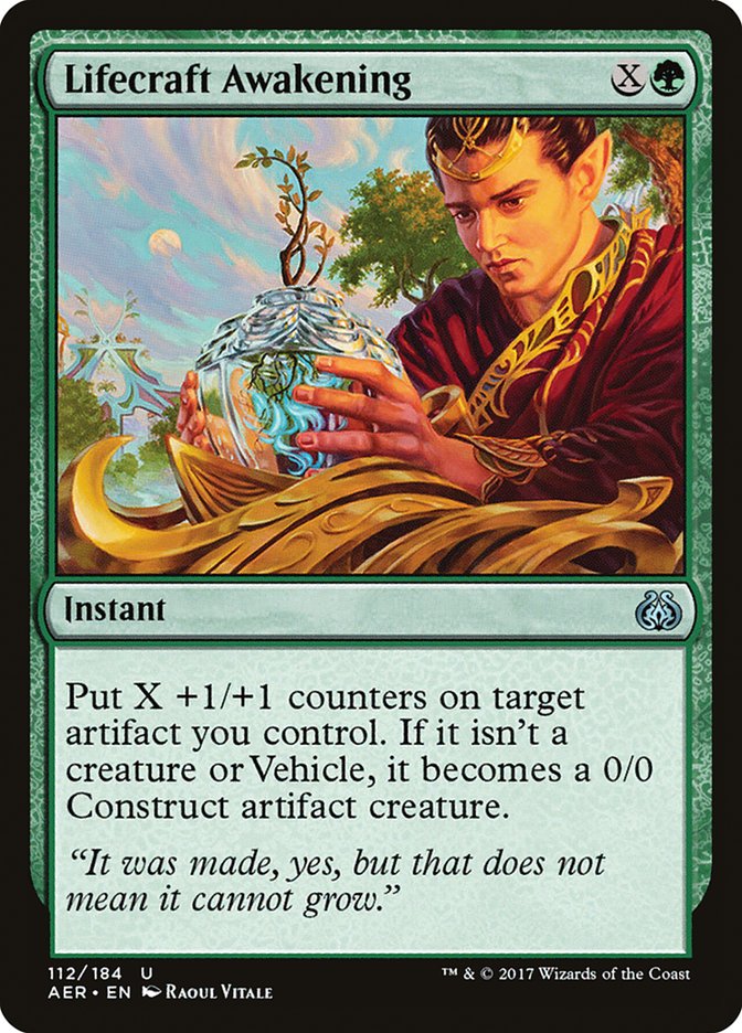 Lifecraft Awakening [Aether Revolt] - Magic: The Gathering - Card Brawlers | Quebec | Canada |