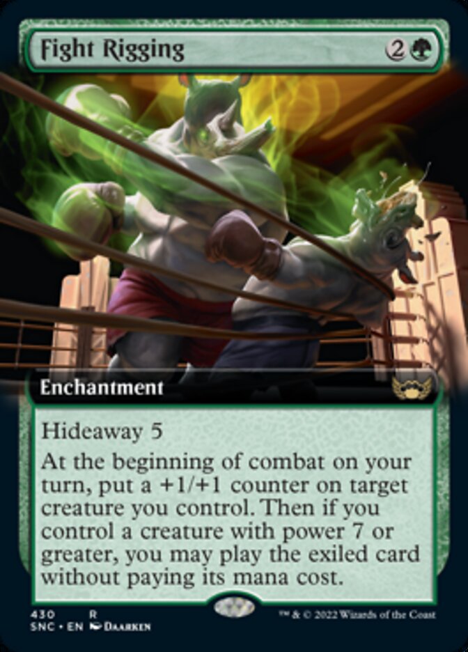 Fight Rigging (Extended Art) [Streets of New Capenna] - Magic: The Gathering - Card Brawlers | Quebec | Canada |