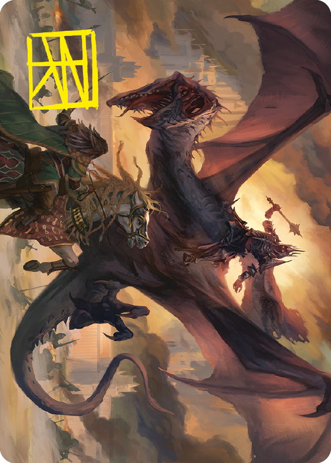 Witch-king, Bringer of Ruin Art Card (Gold-Stamped Signature) [The Lord of the Rings: Tales of Middle-earth Art Series] - Magic: The Gathering - Card Brawlers | Quebec | Canada |