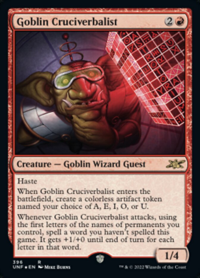 Goblin Cruciverbalist (Galaxy Foil) [Unfinity] - Magic: The Gathering - Card Brawlers | Quebec | Canada |
