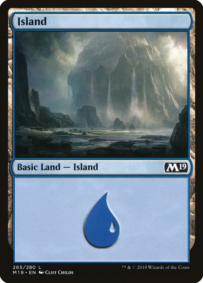 Island (265) [Core Set 2019] - Magic: The Gathering - Card Brawlers | Quebec | Canada |