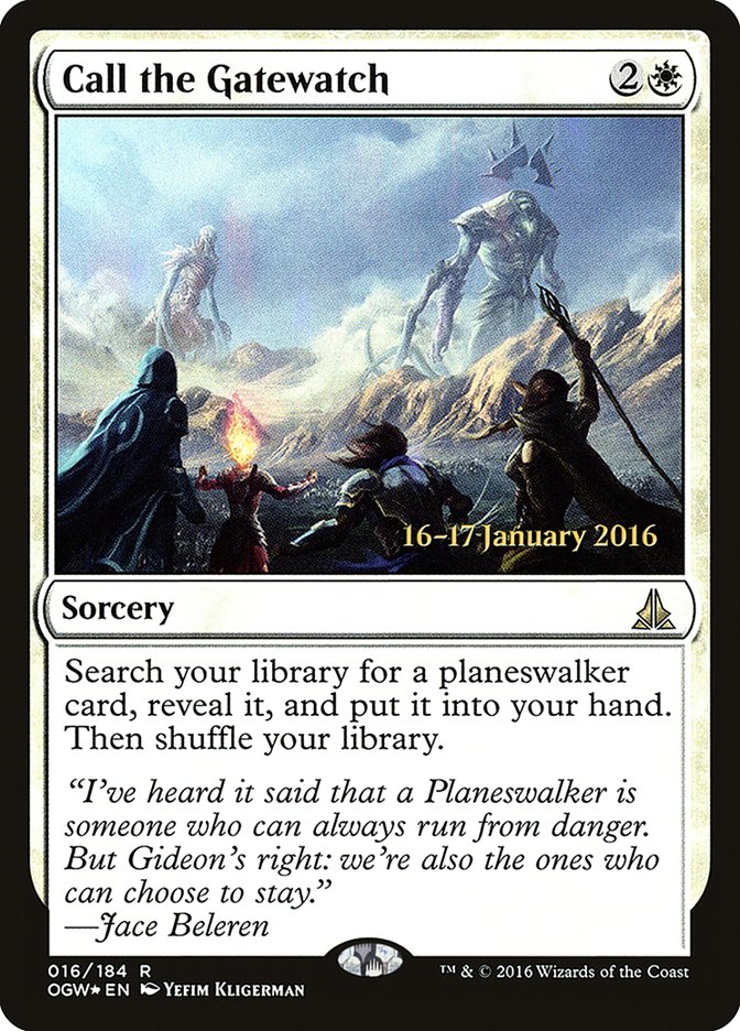 Call the Gatewatch [Oath of the Gatewatch Prerelease Promos] - Magic: The Gathering - Card Brawlers | Quebec | Canada |