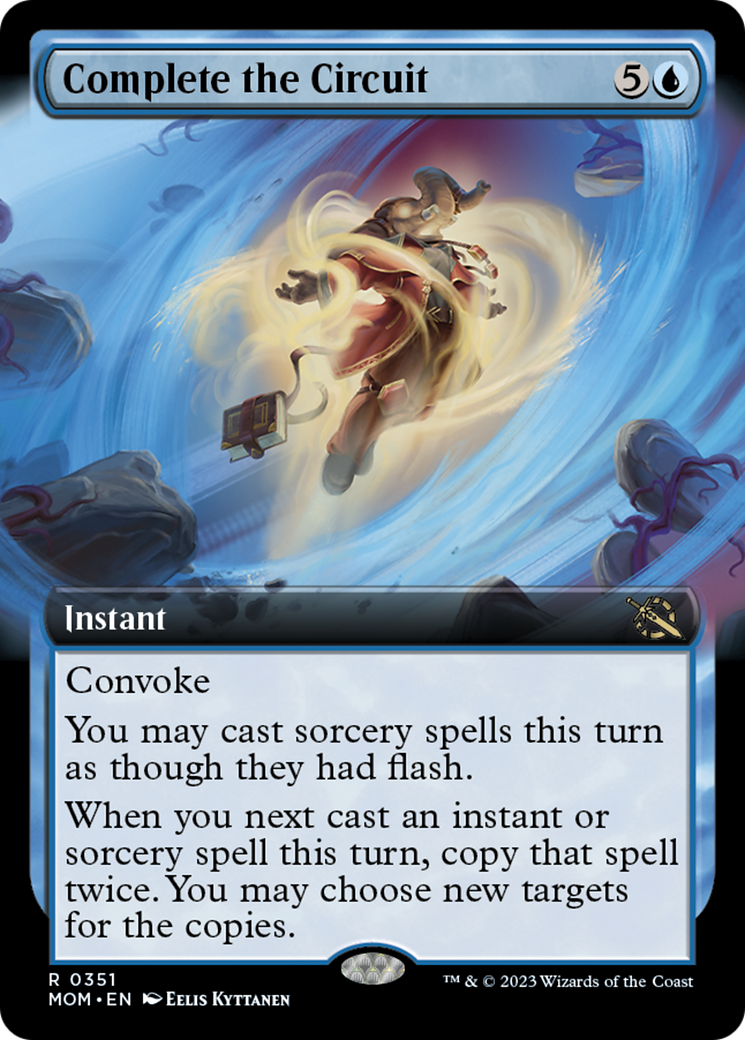 Complete the Circuit (Extended Art) [March of the Machine] - Magic: The Gathering - Card Brawlers | Quebec | Canada |