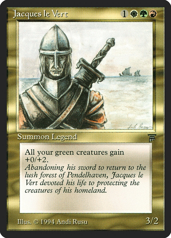 Jacques le Vert [Legends] - Magic: The Gathering - Card Brawlers | Quebec | Canada |
