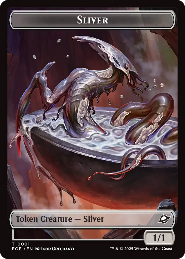 Robot // Sliver Double-Sided Token [Edge of Eternities Tokens] - Magic: The Gathering - Card Brawlers | Quebec | Canada |