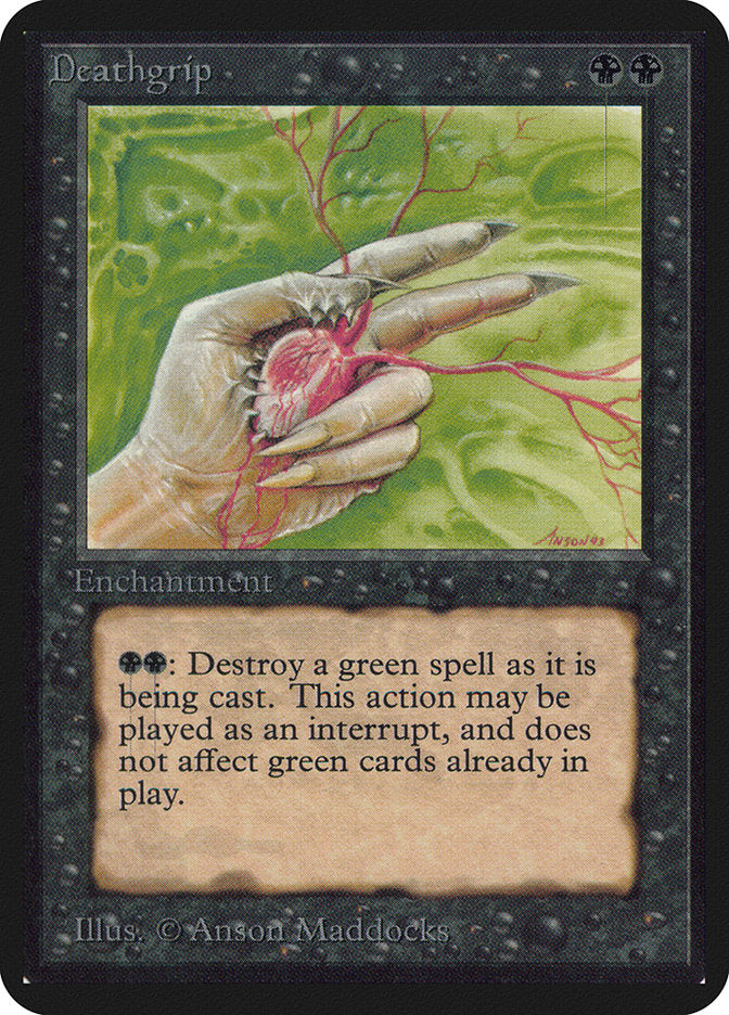 Deathgrip [Alpha Edition] - Magic: The Gathering - Card Brawlers | Quebec | Canada |