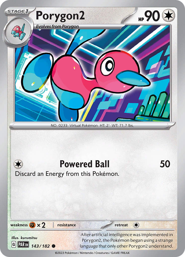 Porygon2 (143/182) [Scarlet & Violet: Paradox Rift] - Pokémon - Card Brawlers | Quebec | Canada |