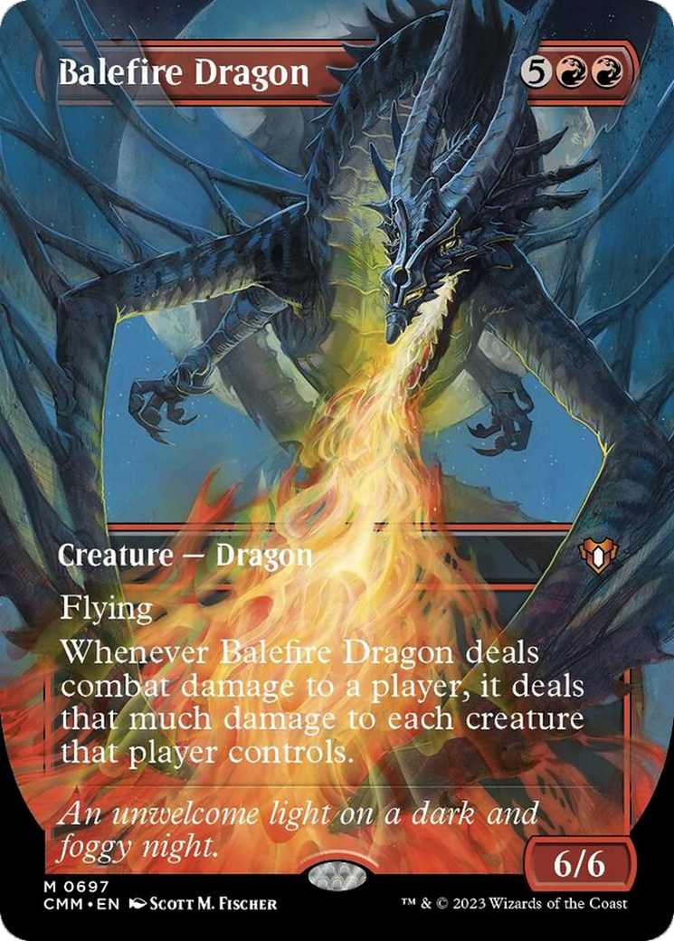 Balefire Dragon (Borderless Alternate Art) [Commander Masters] - Magic: The Gathering - Card Brawlers | Quebec | Canada |
