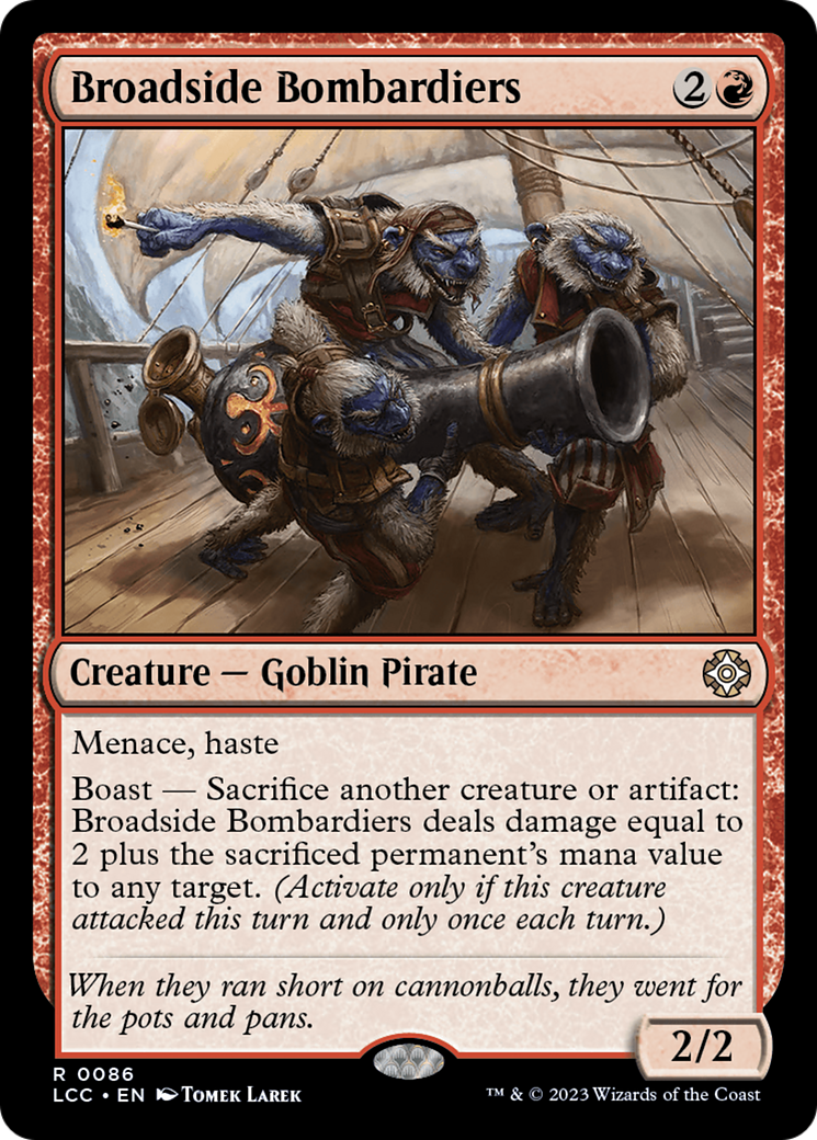 Broadside Bombardiers [The Lost Caverns of Ixalan Commander] - Magic: The Gathering - Card Brawlers | Quebec | Canada |