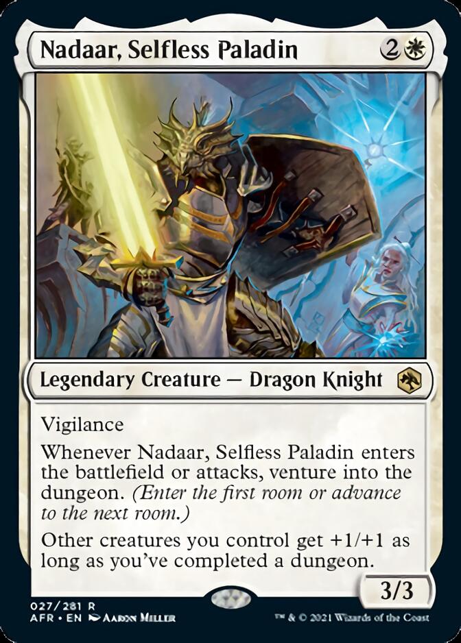 Nadaar, Selfless Paladin [Dungeons & Dragons: Adventures in the Forgotten Realms] - Magic: The Gathering - Card Brawlers | Quebec | Canada |