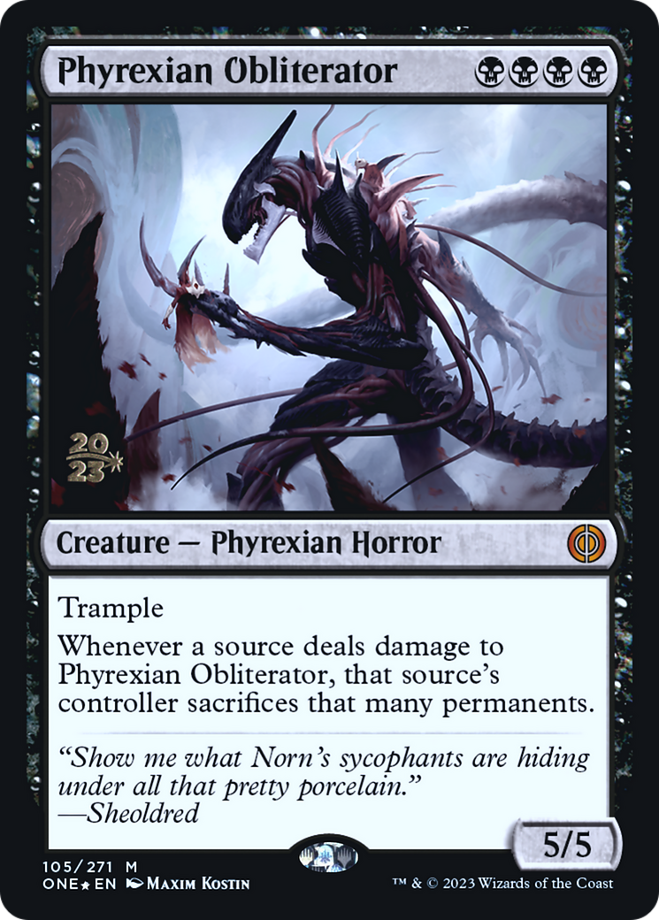 Phyrexian Obliterator [Phyrexia: All Will Be One Prerelease Promos] - Magic: The Gathering - Card Brawlers | Quebec | Canada |