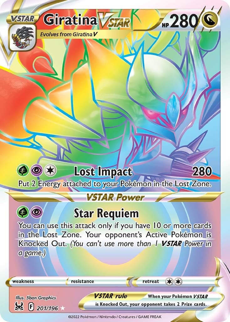 Giratina VSTAR (201/196) [Sword & Shield: Lost Origin] - Pokémon - Card Brawlers | Quebec | Canada |