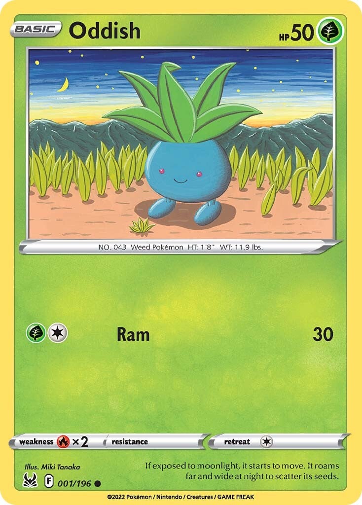 Oddish (001/196) [Sword & Shield: Lost Origin] - Pokémon - Card Brawlers | Quebec | Canada |