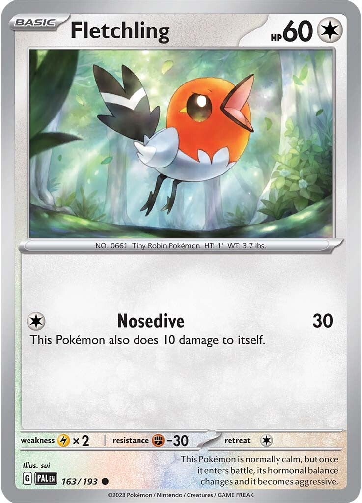 Fletchling (163/193) [Scarlet & Violet: Paldea Evolved] - Pokémon - Card Brawlers | Quebec | Canada |