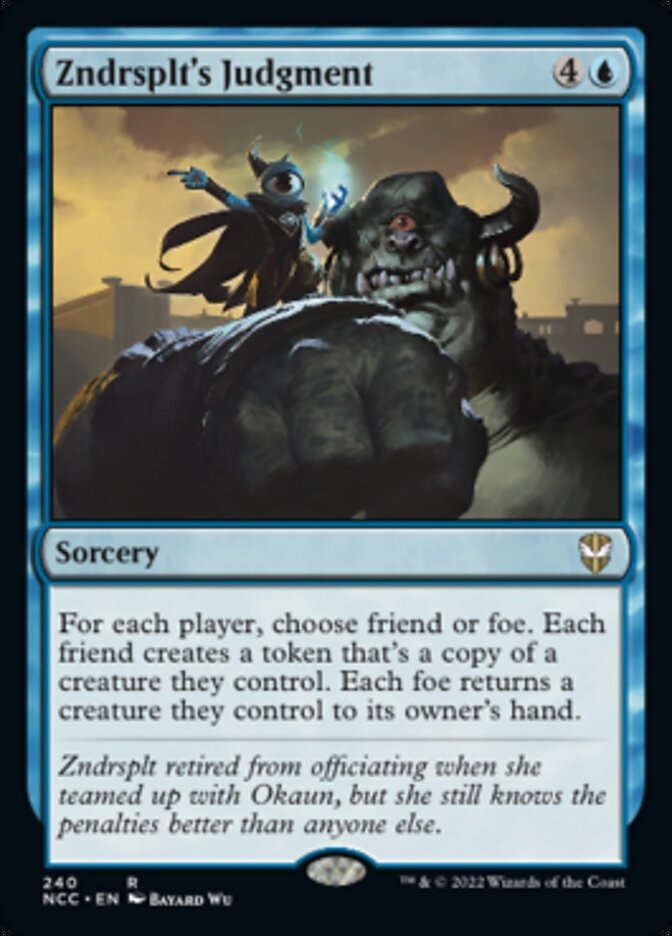 Zndrsplt's Judgment [Streets of New Capenna Commander] - Magic: The Gathering - Card Brawlers | Quebec | Canada |